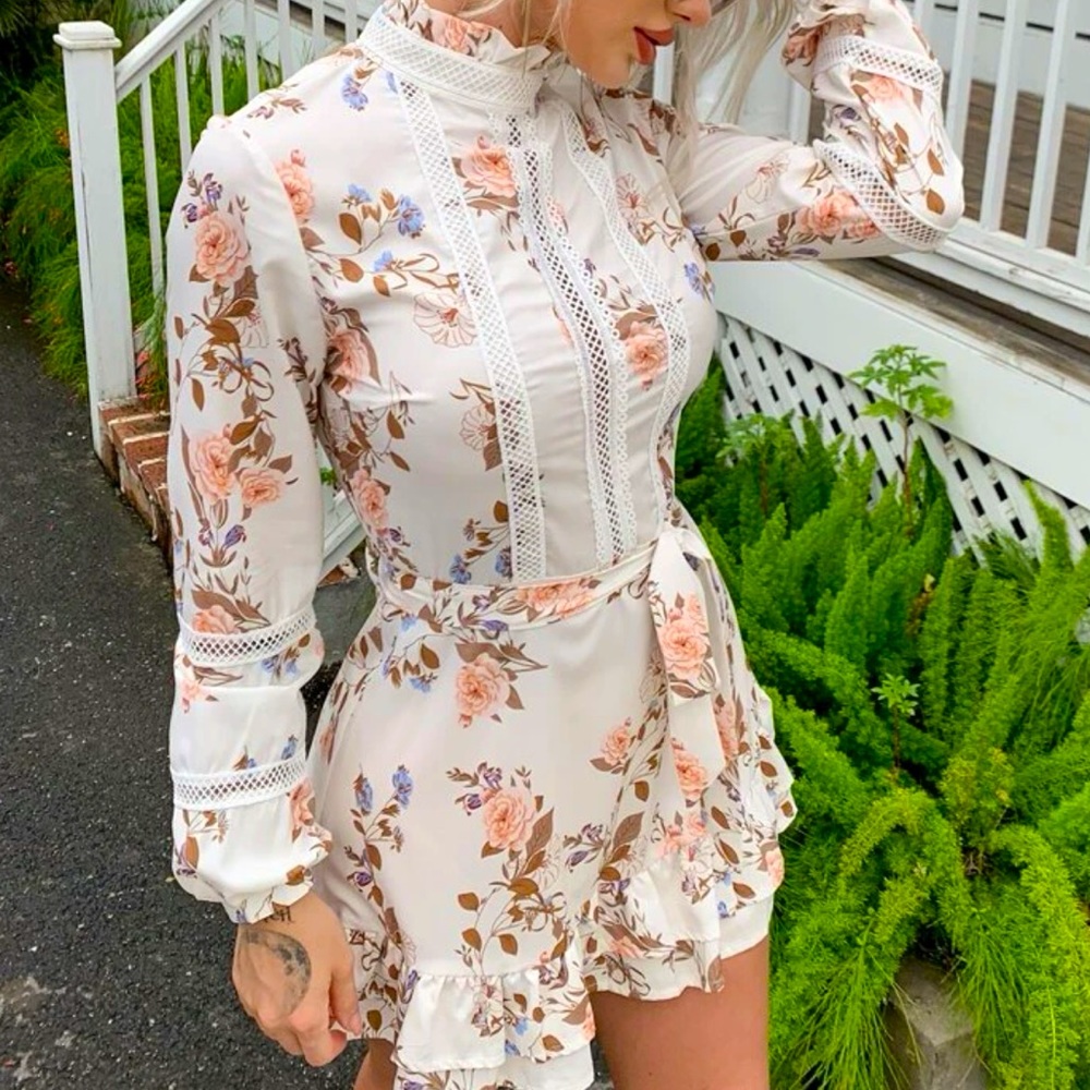 Long Sleeve & Mock Neck Dress